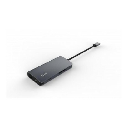 LMP-USBC-MDOCK-SG LMP USB-C mini Dock HDMI 3x USB 3.0 Ethernet SD/MicroSD USB-C charging Aluminium Housing Space gr