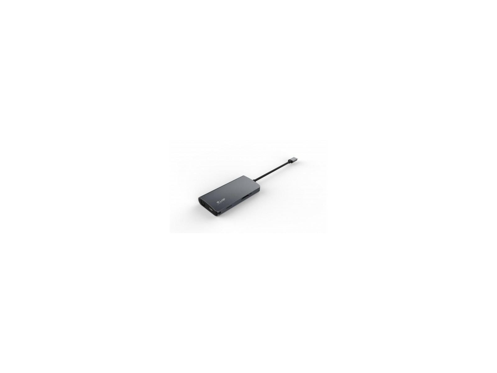 LMP-USBC-MDOCK-SG LMP USB-C mini Dock HDMI 3x USB 3.0 Ethernet SD/MicroSD USB-C charging Aluminium Housing Space gr LMP-USBC-MDOCK-SG LMP USB-C mini Dock HDMI 3x USB 3.0 Ethernet SD/MicroSD USB-C charging Aluminium Housing Space gr