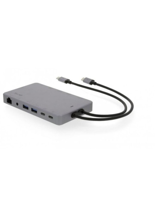 LMP-USBC-DDOCK2-SG LMP USB-C Display Dock 2 4K 12 Port 2x HDMI Mini-DP DP DVI VGA Eth. 2x USB 3.0 2x USB-C Aluminium Space Gray