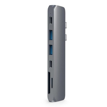 ST-CMBPM Satechi HDMI 4K USB-C up to 5 Gb/s Type-C Thunderbolt 3 compatible Space Grey