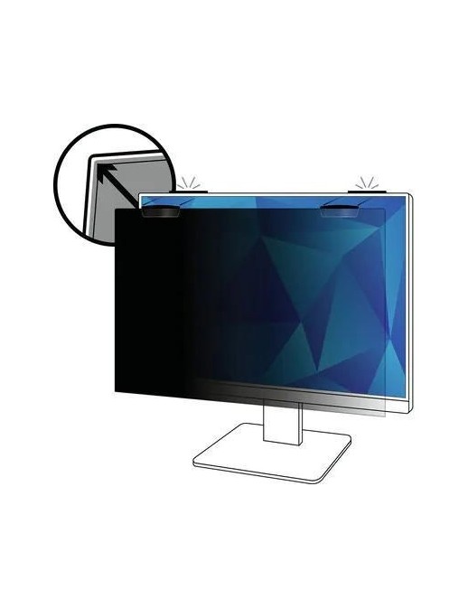 7100259614 3M Privacy Filter for 27in Full Screen Monitor with COMPLY Magnetic Attach 16:9 PF270W9EM