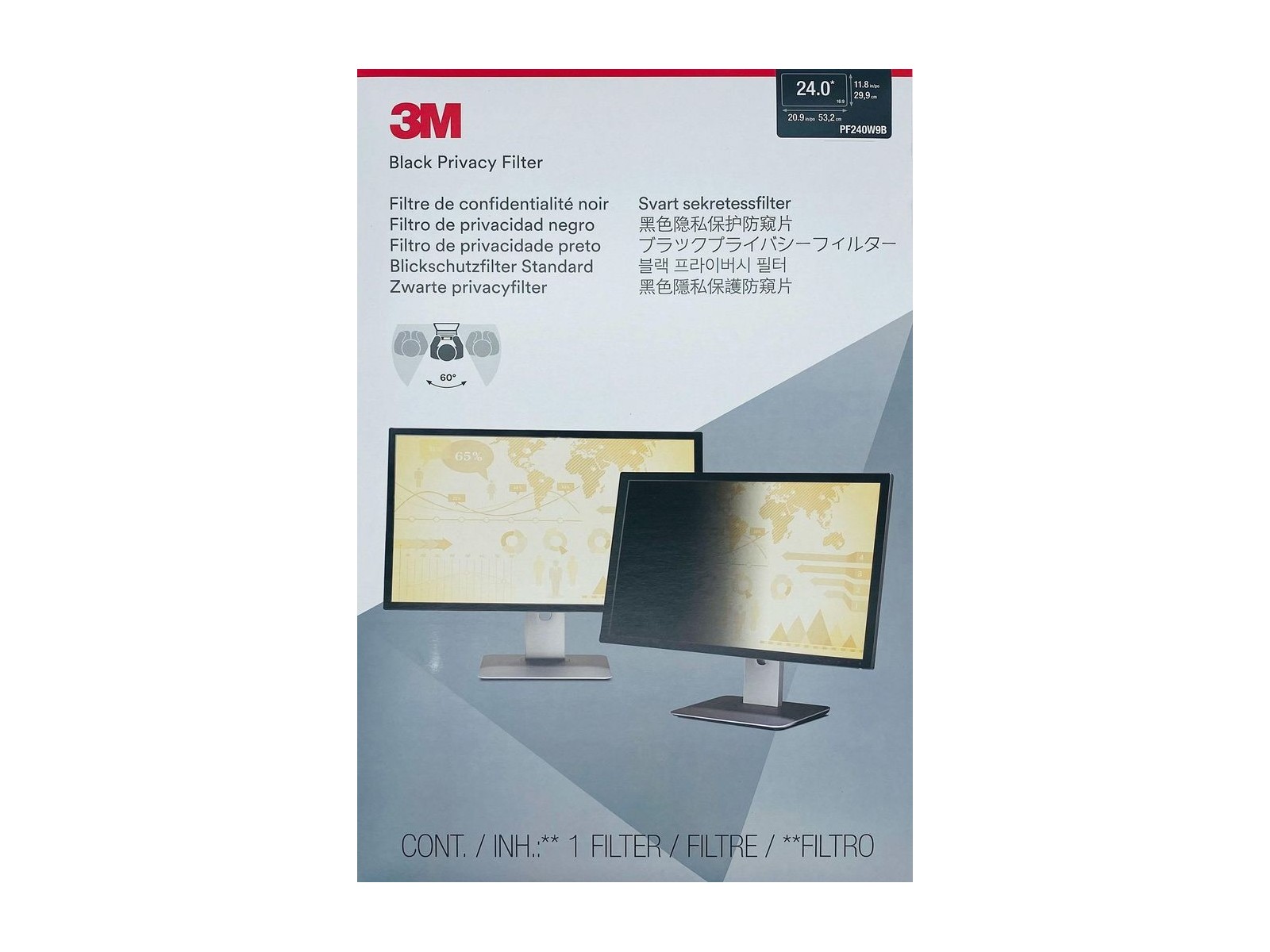 PF24.0W9 3M Privacy Filter 24" 16:9 98044054355 99112209 PF24.0W9 3M Privacy Filter 24" 16:9 98044054355 99112209