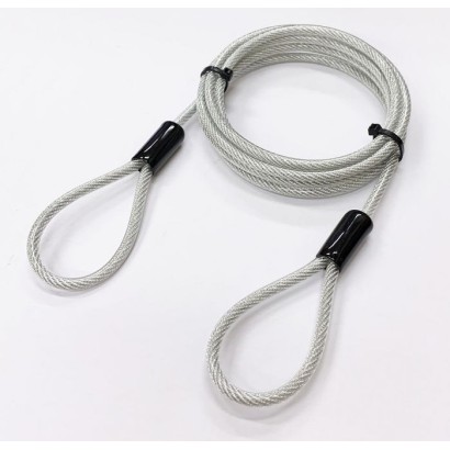 MC-LOCKWIRE2M MicroConnect 2 Loop Locking Wire ø4.5mm 2 meter Black