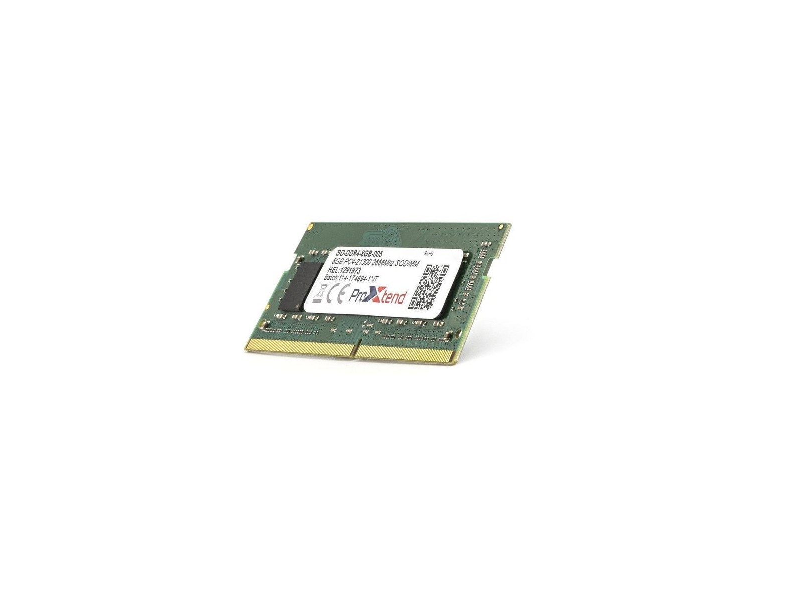 SD-DDR4-8GB-005 ProXtend 8GB DDR4 PC4-21300 2666MHz 825302 SD-DDR4-8GB-005 ProXtend 8GB DDR4 PC4-21300 2666MHz 825302