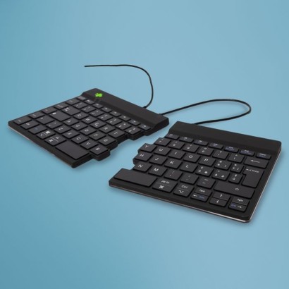 RGOSP-ITWIBL R-Go Tools R-Go Split Break Ergonomic Tastiera Keyboard QWERTY (IT) black wired