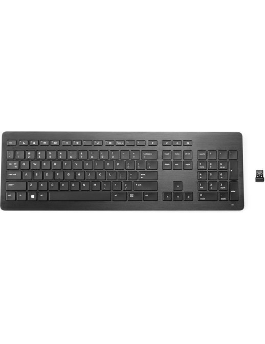 917665-061 HP Wireless Premium Tastiera Keyboard Black