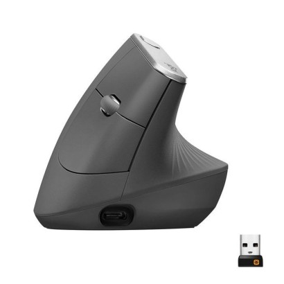 910-005448 Logitech MX Vertical Advanced Ergonimic Mouse, RF + Bluetooth + USB-C 809010