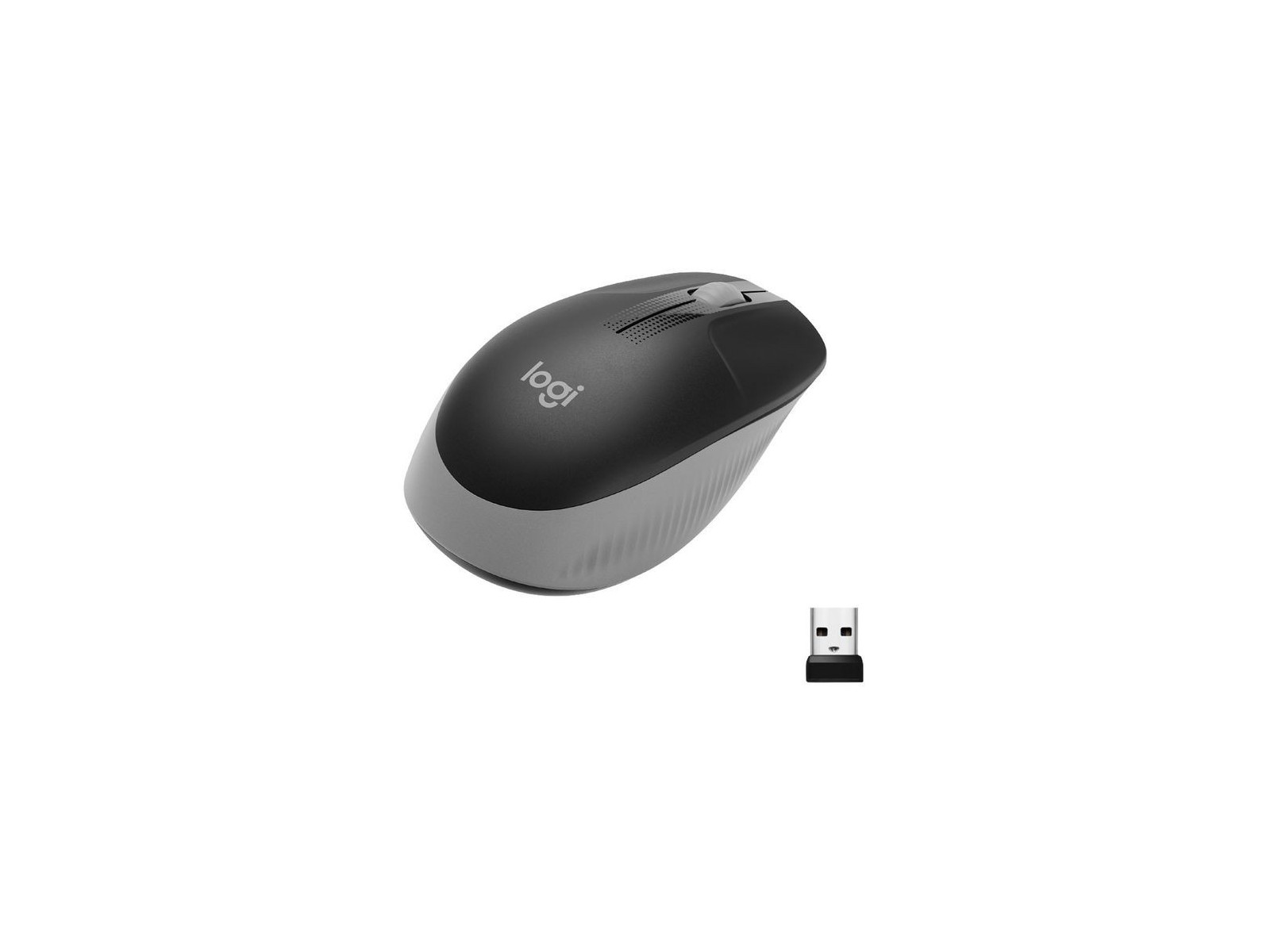 910-005906 Logitech M190 Full-size wireless mouse, RF Wireless, Alkaline, Grey 833987 910-005906 Logitech M190 Full-size wireless mouse, RF Wireless, Alkaline, Grey 833987