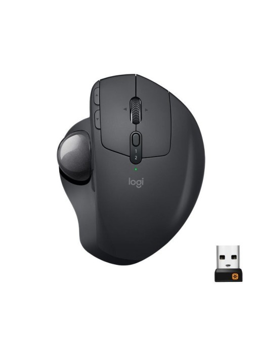 910-005179 Logitech MX Ergo, RF Wireless + Bluetooth, Lithium Polymer (LiPo), Graphite 809009