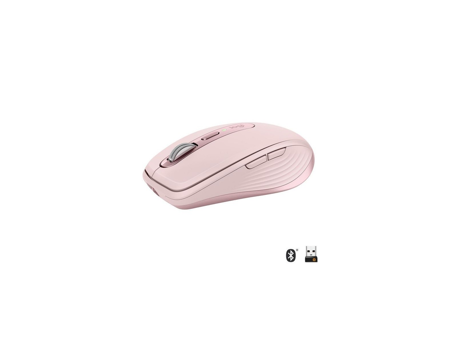 910-005990 Logitech MX Anywhere 3 Compact Performance Mouse, RF Wireless + Bluetooth, Lithium Polymer (LiPo), Pink 910-005990 Logitech MX Anywhere 3 Compact Performance Mouse, RF Wireless + Bluetooth, Lithium Polymer (LiPo), Pink