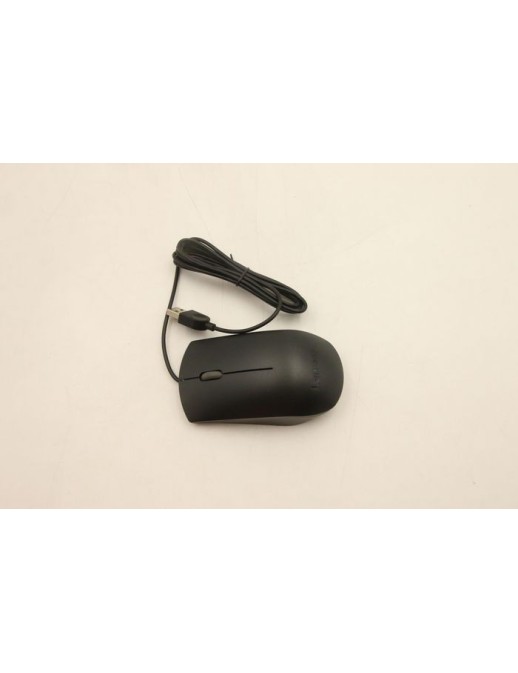 00PH131 Lenovo Wired USB mouse with ergonomic full-size design, 1600 dpi resolution, ambidextrous grip, and black finish. FRU00P