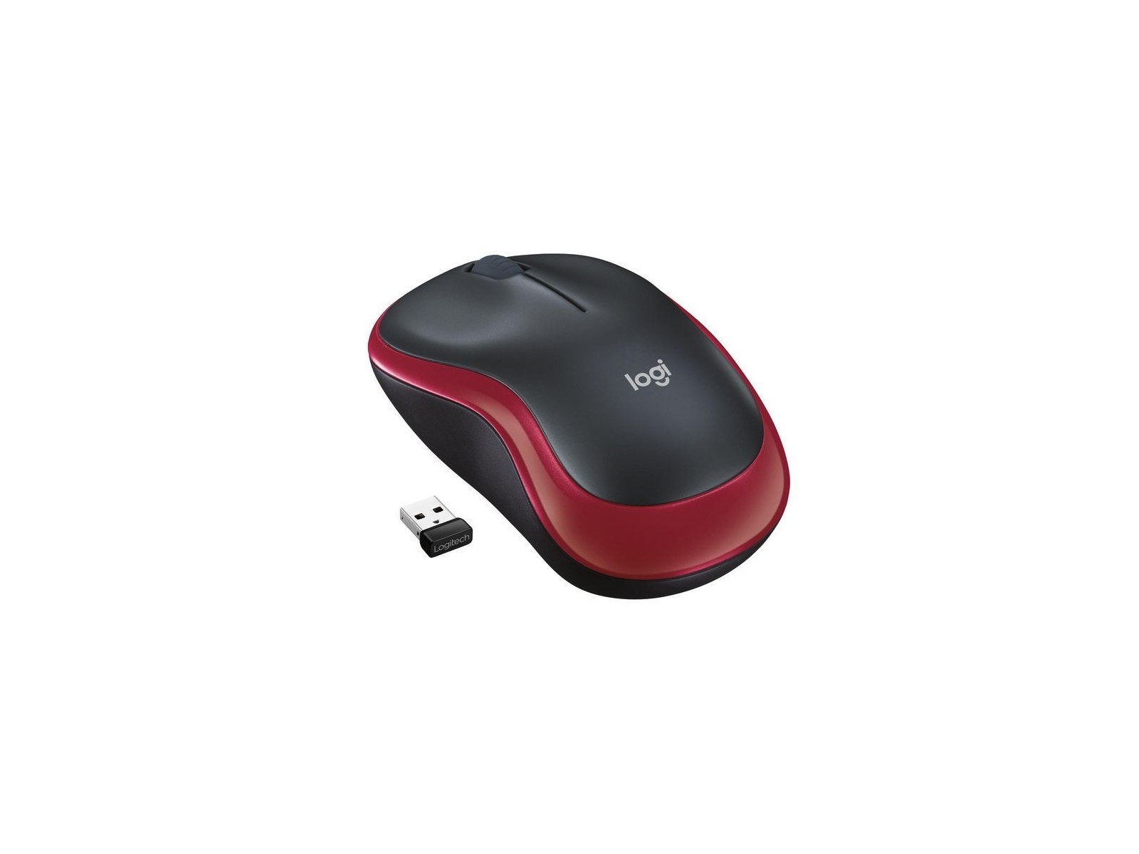 910-002237 Logitech Wireless Mouse M185, RF Wireless, Alkaline, Red 910-002240 910-002237 Logitech Wireless Mouse M185, RF Wireless, Alkaline, Red 910-002240