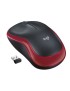 910-002237 Logitech Wireless Mouse M185, RF Wireless, Alkaline, Red 910-002240