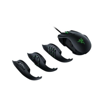 RZ01-02410100-R3M1 Razer 16000 DPI 5G optical sensor 1000 Hz Ultrapolling 3 interchangeable side plates with 2 7 and 12-button c