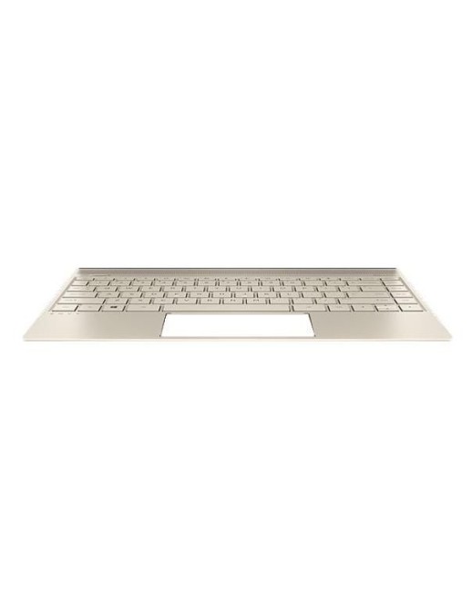 928503-061 HP Tastiera Keyboard/top cover in silk gold finish with backlight (For use only on computer models equipped with a gr