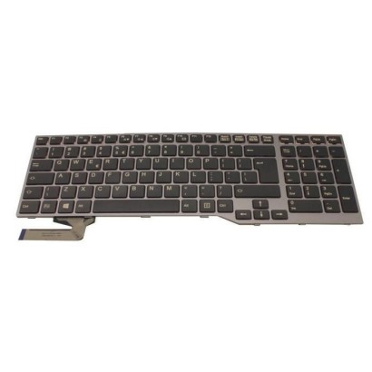 FUJ:CP681626-XX Fujitsu Tastiera Keyboard Black