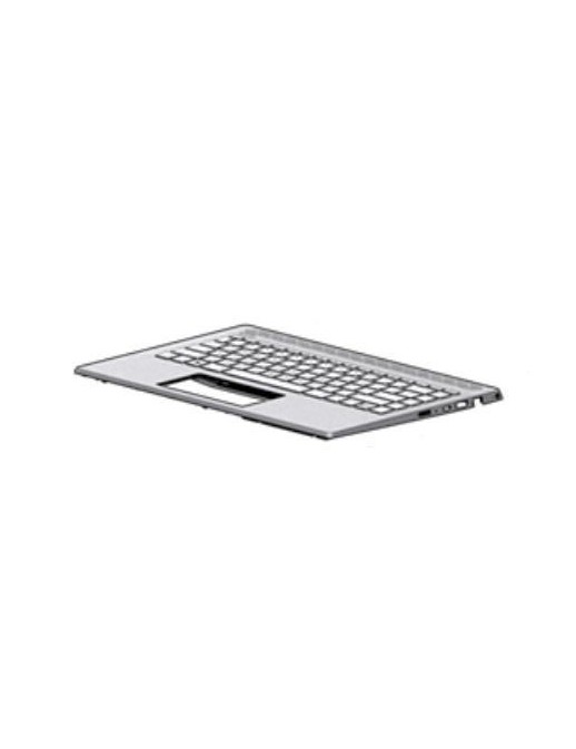 L19191-061 HP Top cover with Backlit Tastiera Keyboard no fingerprint reader natural silver