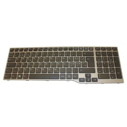 FUJ:CP668360-XX Fujitsu Tastiera Keyboard Black