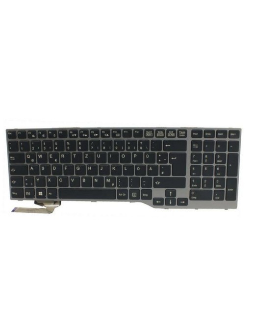 FUJ:CP681678-XX Fujitsu Tastiera Keyboard Black