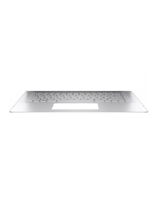 928708-061 HP Tastiera Keyboard/top cover in Pike silver finish with speaker grille in silk gold finish with backlight (includes