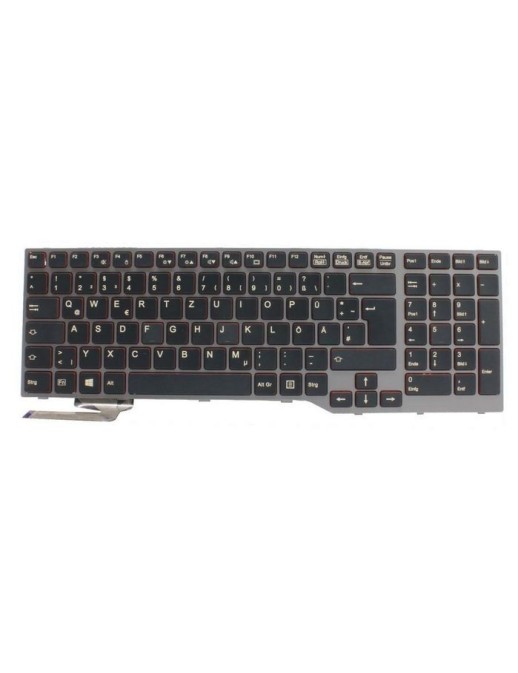 FUJ:CP663798-XX Fujitsu Tastiera Keyboard Black 38038906