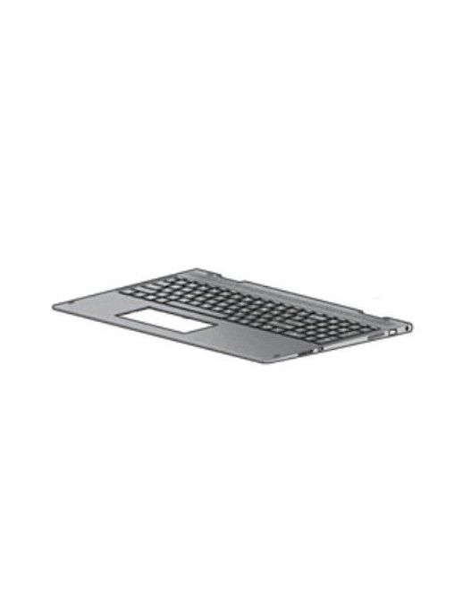 934640-061 HP Tastiera Keyboard/top cover in natural silver finish (includes backlight cable and Tastiera Keyboard cable) For us