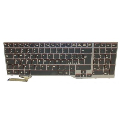 FUJ:CP664309-XX Fujitsu Tastiera Keyboard Black 38038950