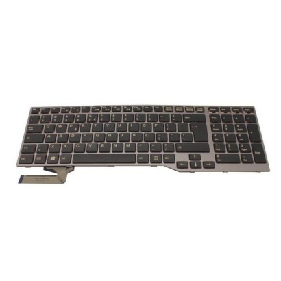 FUJ:CP631042-XX Fujitsu Tastiera Keyboard Black 38035331
