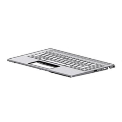 L19195-061 HP Top cover with Backlit Tastiera Keyboard includes fingerprint reader natural silver