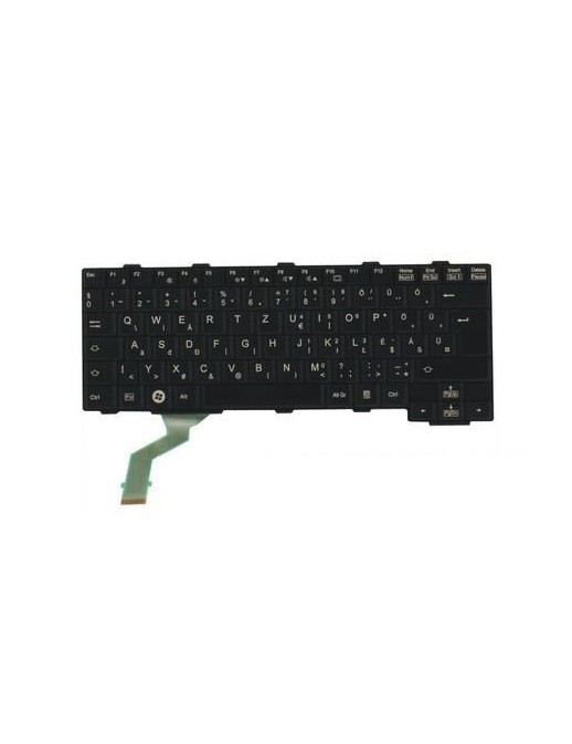 FUJ:CP586371-XX Fujitsu Tastiera Keyboard Black 38020420