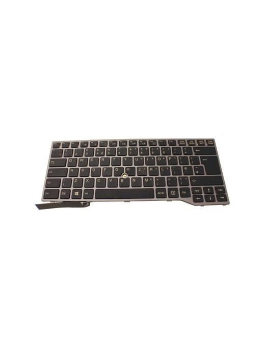 FUJ:CP690932-XX Fujitsu Tastiera Keyboard with TS Black/Grey Italian