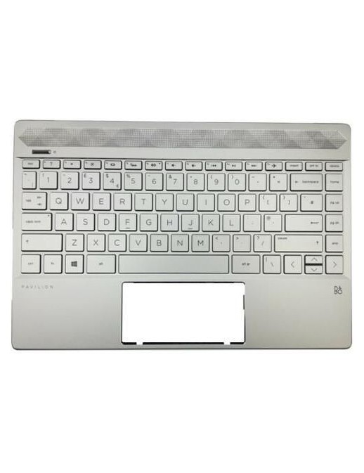 L37857-061 HP Top Case & Tastiera Keyboard Silver