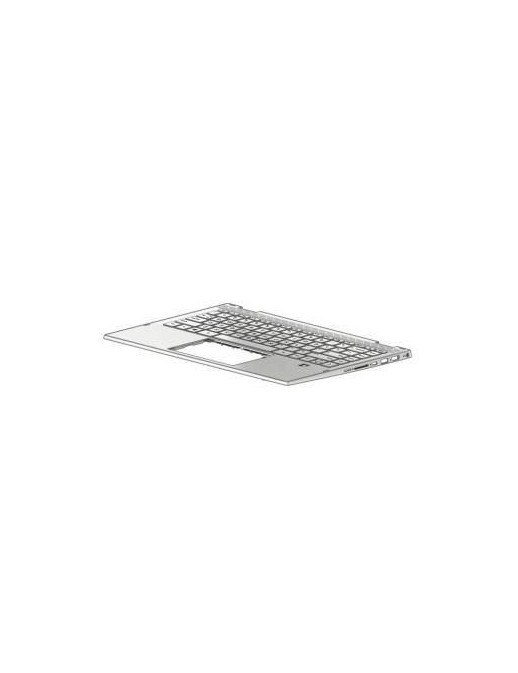 L96519-061 HP Tastiera Keyboard/top cover with backlight in natural silver ?nish (includes backlight cable and Tastiera Keyboard