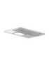 L96519-061 HP Tastiera Keyboard/top cover with backlight in natural silver ?nish (includes backlight cable and Tastiera Keyboard