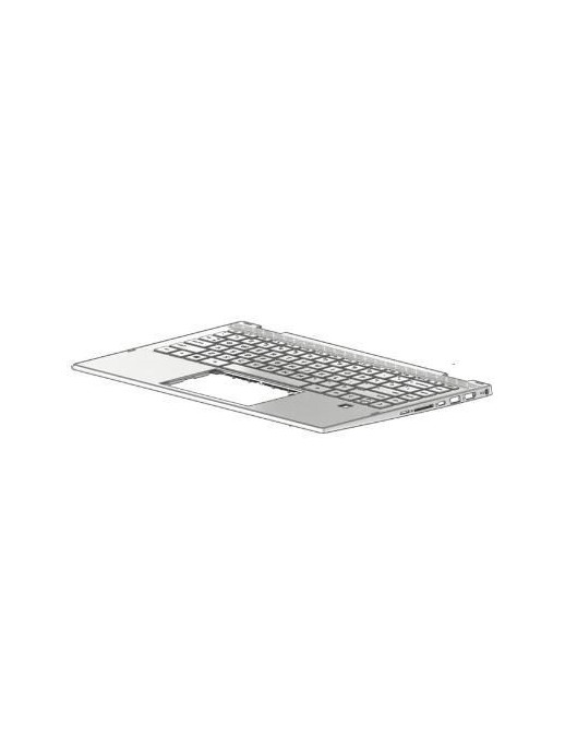 L96528-061 HP Tastiera Keyboard/top cover in ash silver finish (includes Tastiera Keyboard cable)