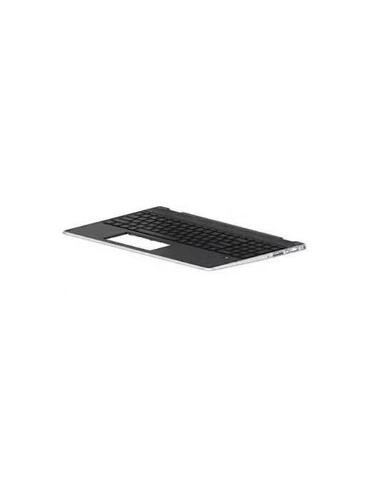 L51362-061 HP Top cover with Tastiera Keyboard for HP Pavilion x360 15 natural silver includes fingerprint reader non-backlit de