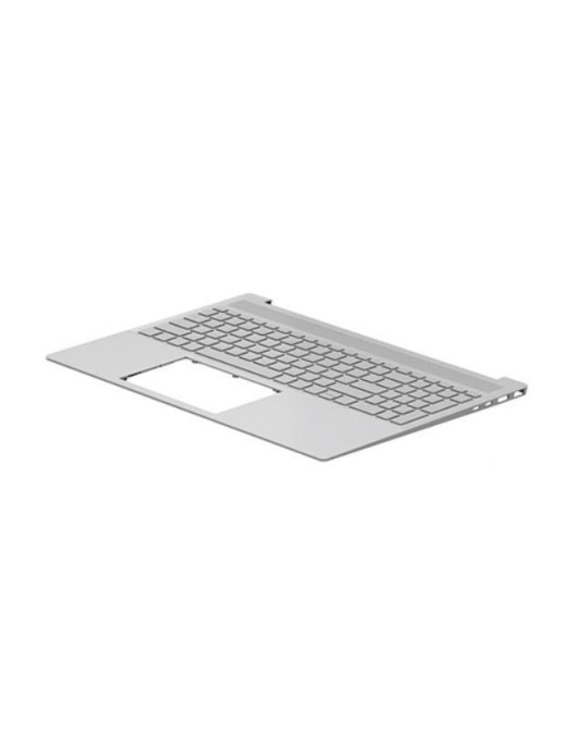 N95995-061 HP Top cover with integrated Tastiera Keyboard for HP Pavilion 16 inch Laptop natural silver finish soft gray keys re