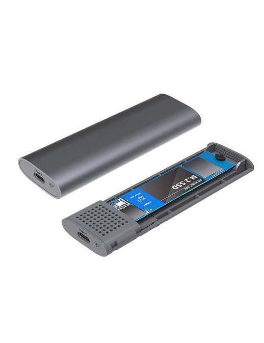 MSUB3304 CoreParts USB3.2 Type-C Tool free Enclosure for M.2 PCIe NVMe/SATA SSDs