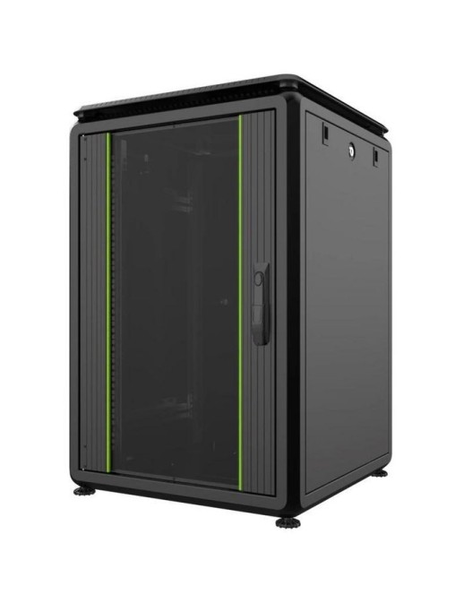 RDL16U66BL Lanview by Logon 19'' 16U Rack Cabinet 600 x 600mm Data Line RDL16U66BL