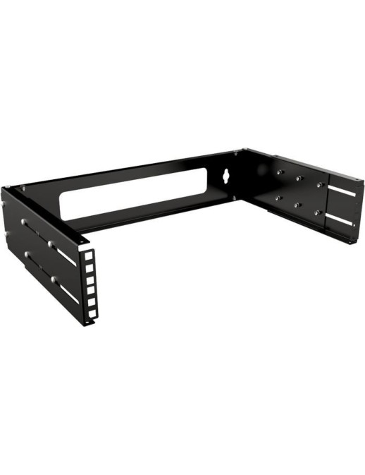 RAR200BL Lanview by Logon 19'' 2U Adjustable Depth Open Frame Rack Wall Mount RAR200BL