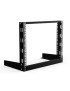 LVR08U63BL Lanview by Logon 19'' 8U Open Frame Rack Wall Mount