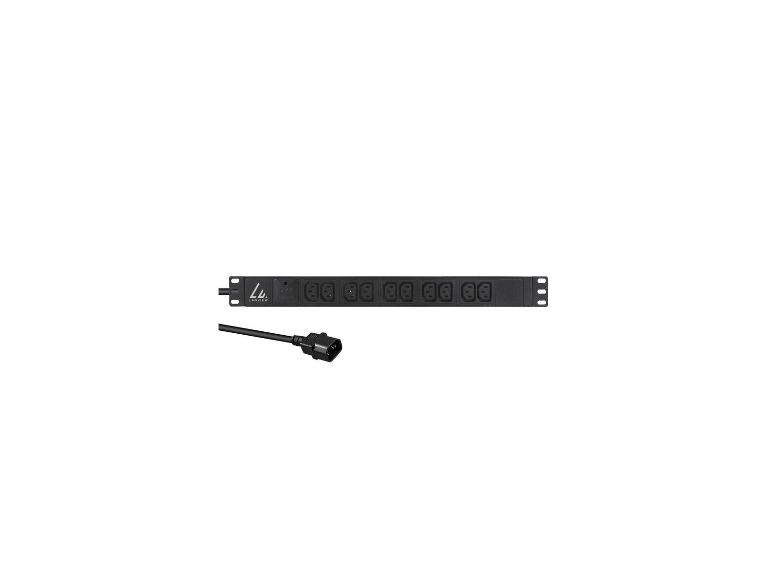 LVR-2MC14-SPD-C13X10 Lanview 19'' rack mount power strip, 2m, 13A with 10 x C13 outlets LVR-2MC14-SPD-C13X10 Lanview 19'' rack mount power strip, 2m, 13A with 10 x C13 outlets
