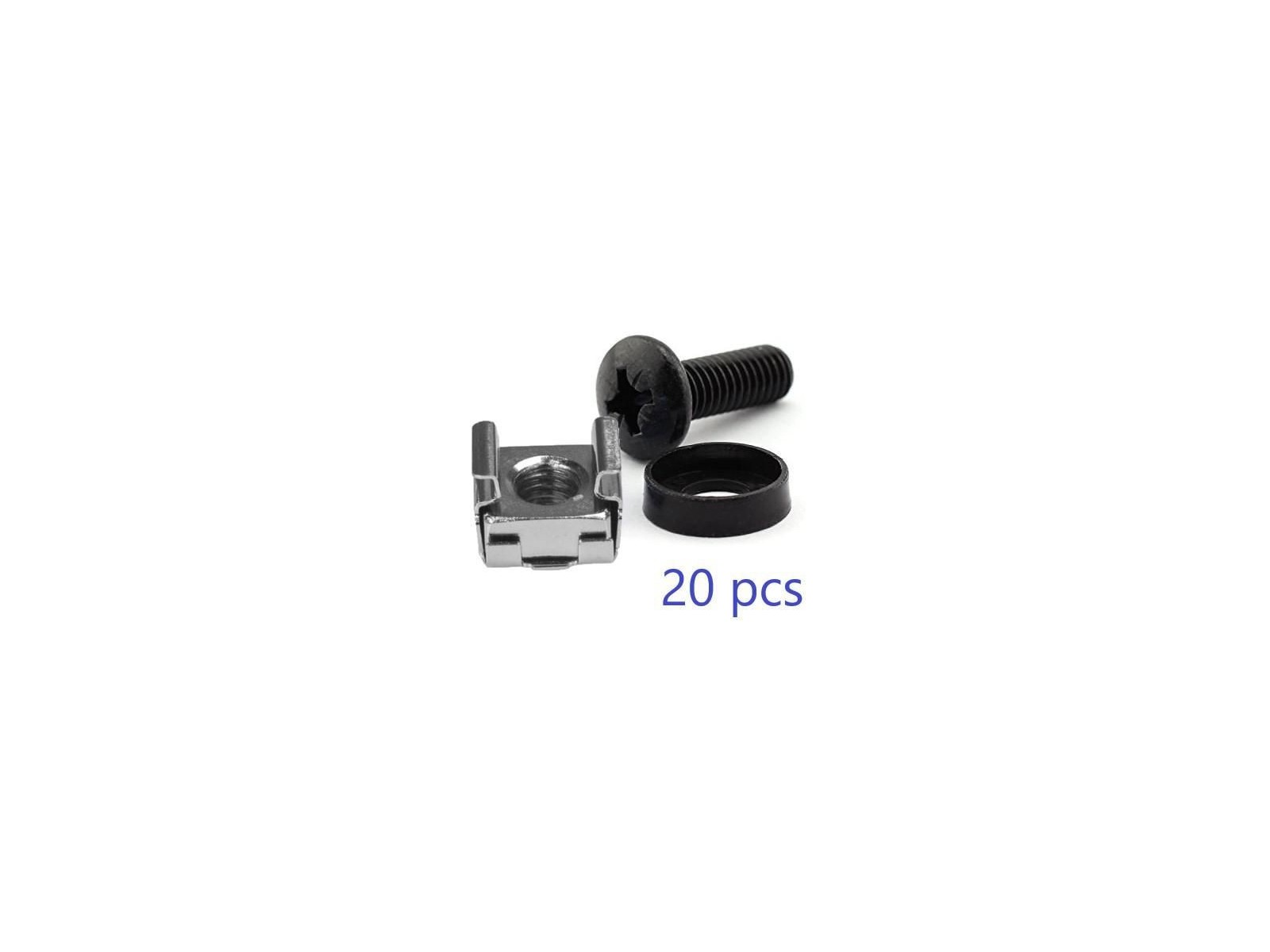 RAX106 Lanview by Logon M6 CAGE NUT SET AND MOUNTING SCREWS, 1set 20pcs RAX106 RAX106 Lanview by Logon M6 CAGE NUT SET AND MOUNTING SCREWS, 1set 20pcs RAX106
