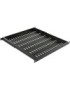 RAS800BL Lanview by Logon D470mm FIXED SHELF ADJUSTABLE SIDE ARM BLACK RAS800BL