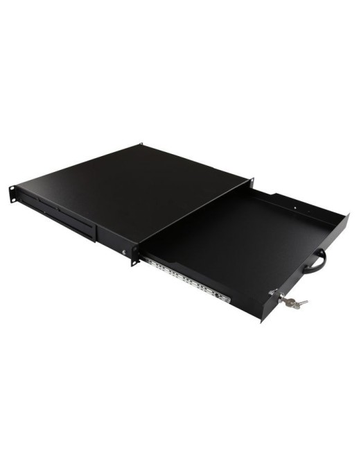 RAD100BL Lanview by Logon 1U 19" KEYBOARD, GENERAL USE, LOCKABLE DRAWER MODULE RAD100BL
