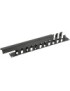 RAO400BL Lanview by Logon 1U 19" SLIDING COVER CABLE MANAGEMENT PANEL BLACK 19-25, RAO400BL