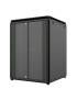RDL20U88BL Lanview by Logon 19'' 20U Rack Cabinet 800 x 800mm Data Line RDL20U88BL