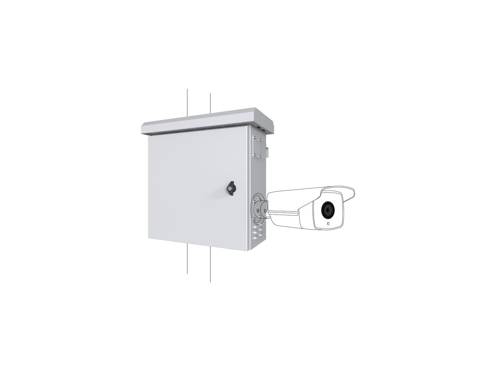 RCCTV006 Lanview by Logon Mini Classic Pole Mounted CCTV Cabinet For 4 cameras RCCTV006 RCCTV006 Lanview by Logon Mini Classic Pole Mounted CCTV Cabinet For 4 cameras RCCTV006