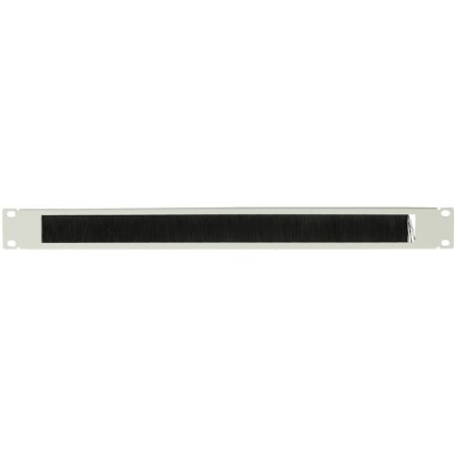 RAO200WH Lanview by Logon 1U 19" SIMPLE TYPE, BRUSHED CABLE ORGANIZER PANEL RAO200WH