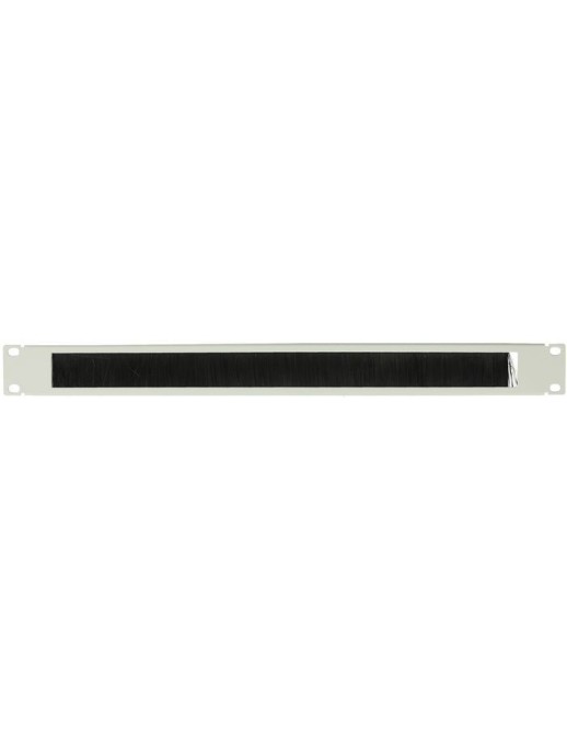 RAO200WH Lanview by Logon 1U 19" SIMPLE TYPE, BRUSHED CABLE ORGANIZER PANEL RAO200WH